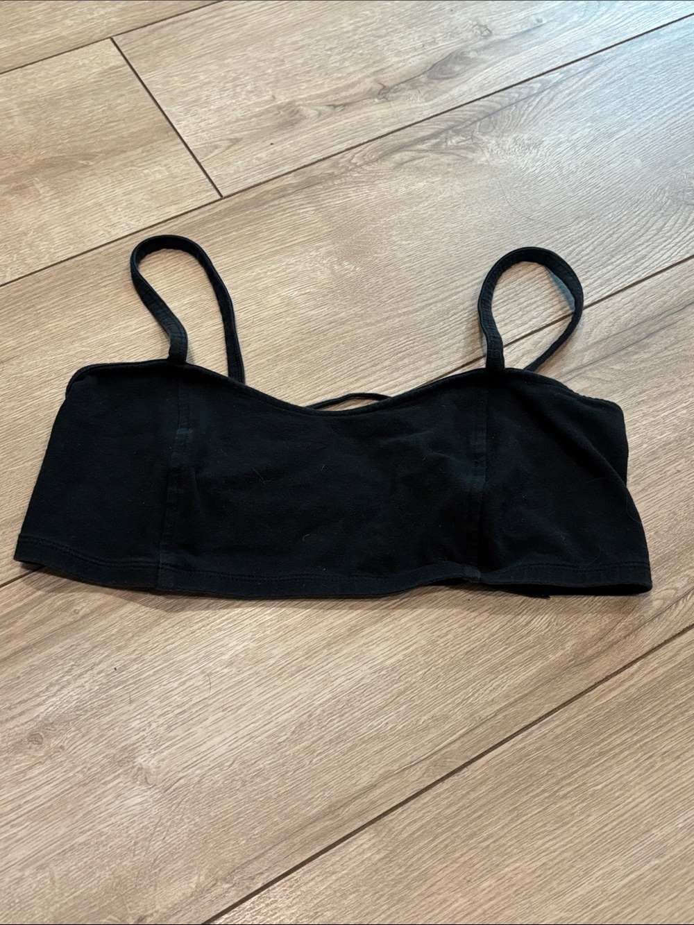 Express Black Stretch Bralette with Straps